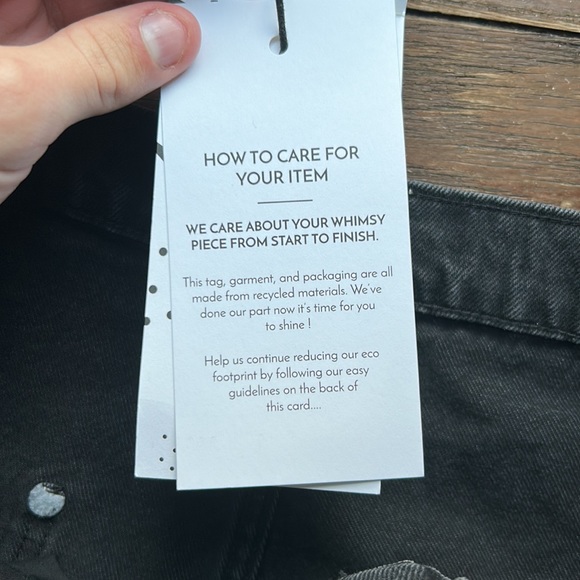 EUC Natasha Short in Vintage Black Wash Jean Shorts Size 32 - Picture 11 of 16